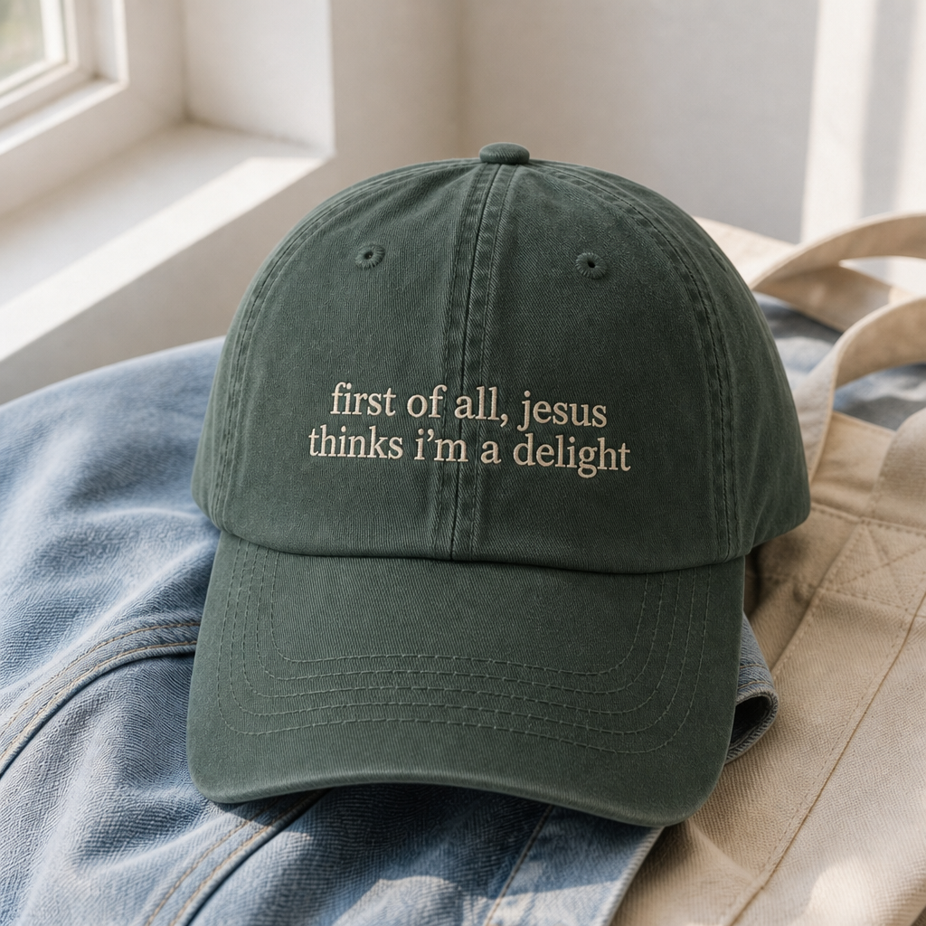 Jesus Thinks I'm A Delight Hat - 01 hero