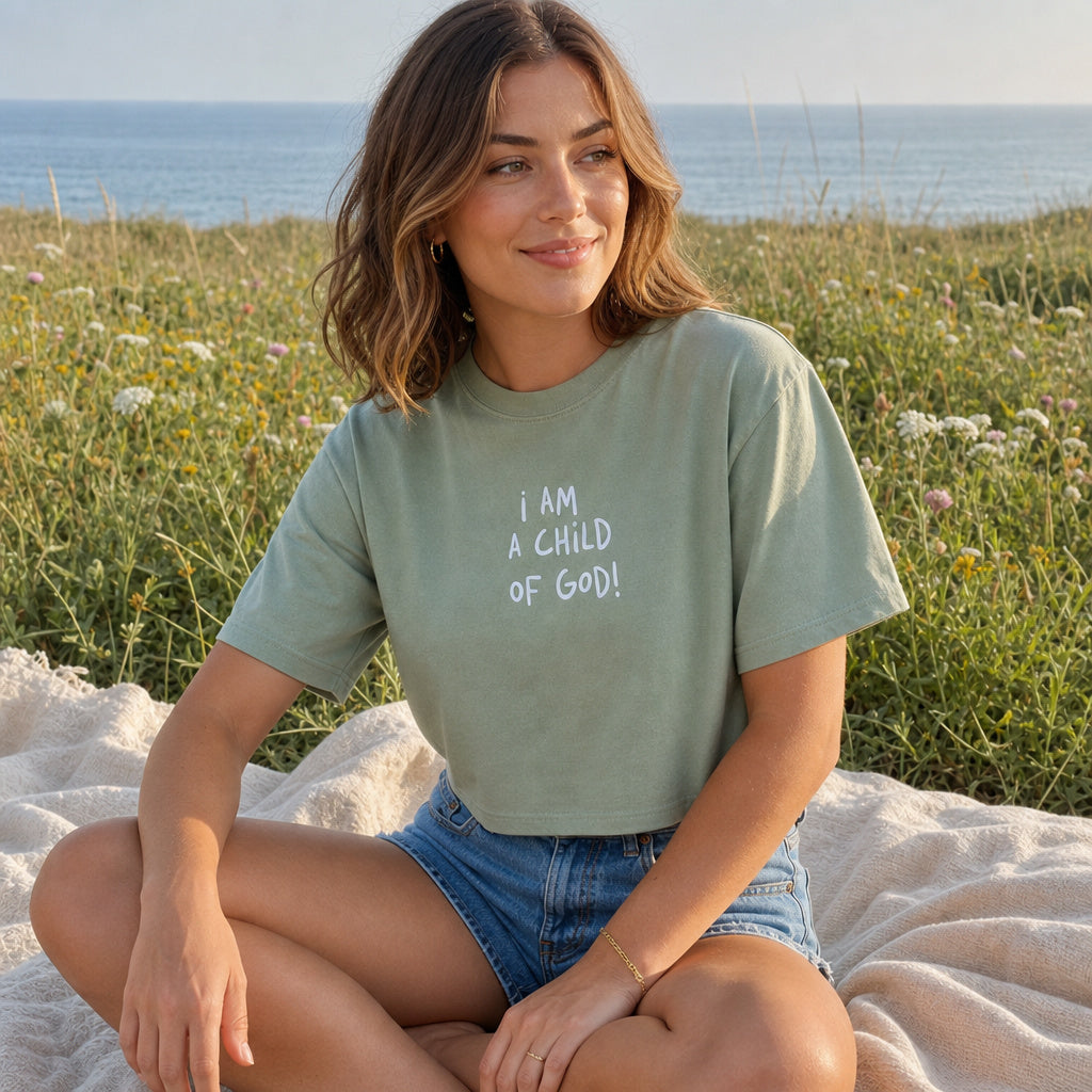 Child of God Cropped Tee