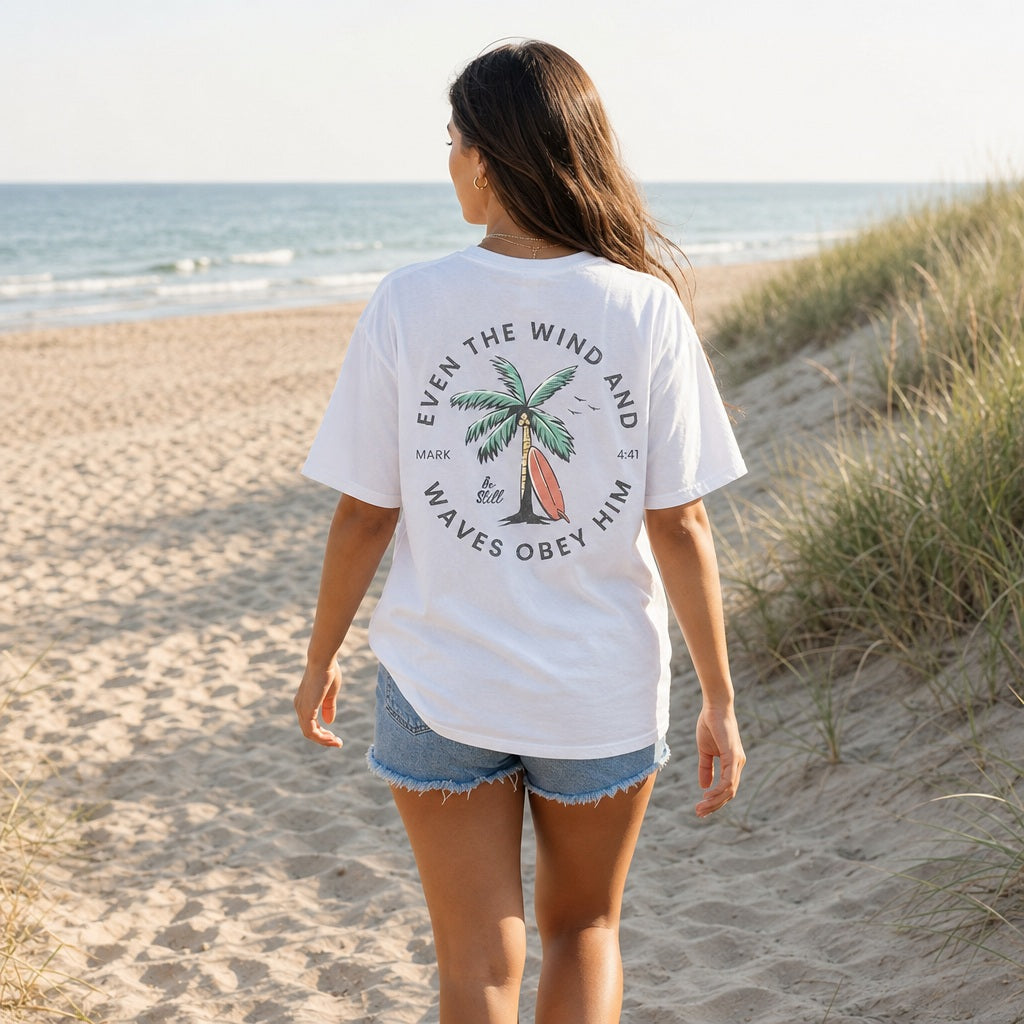 Wind and Waves Obey Him Tee
