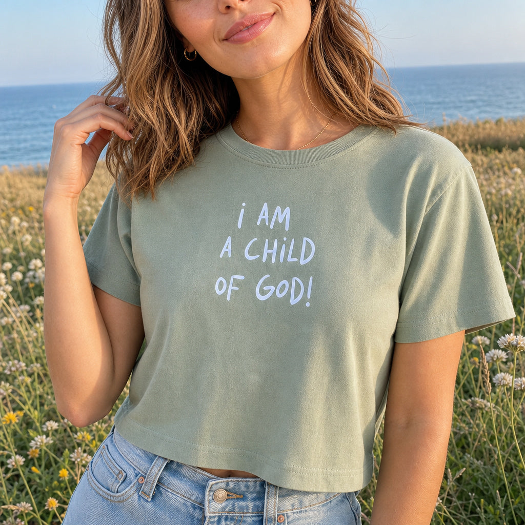 Child of God Cropped Tee