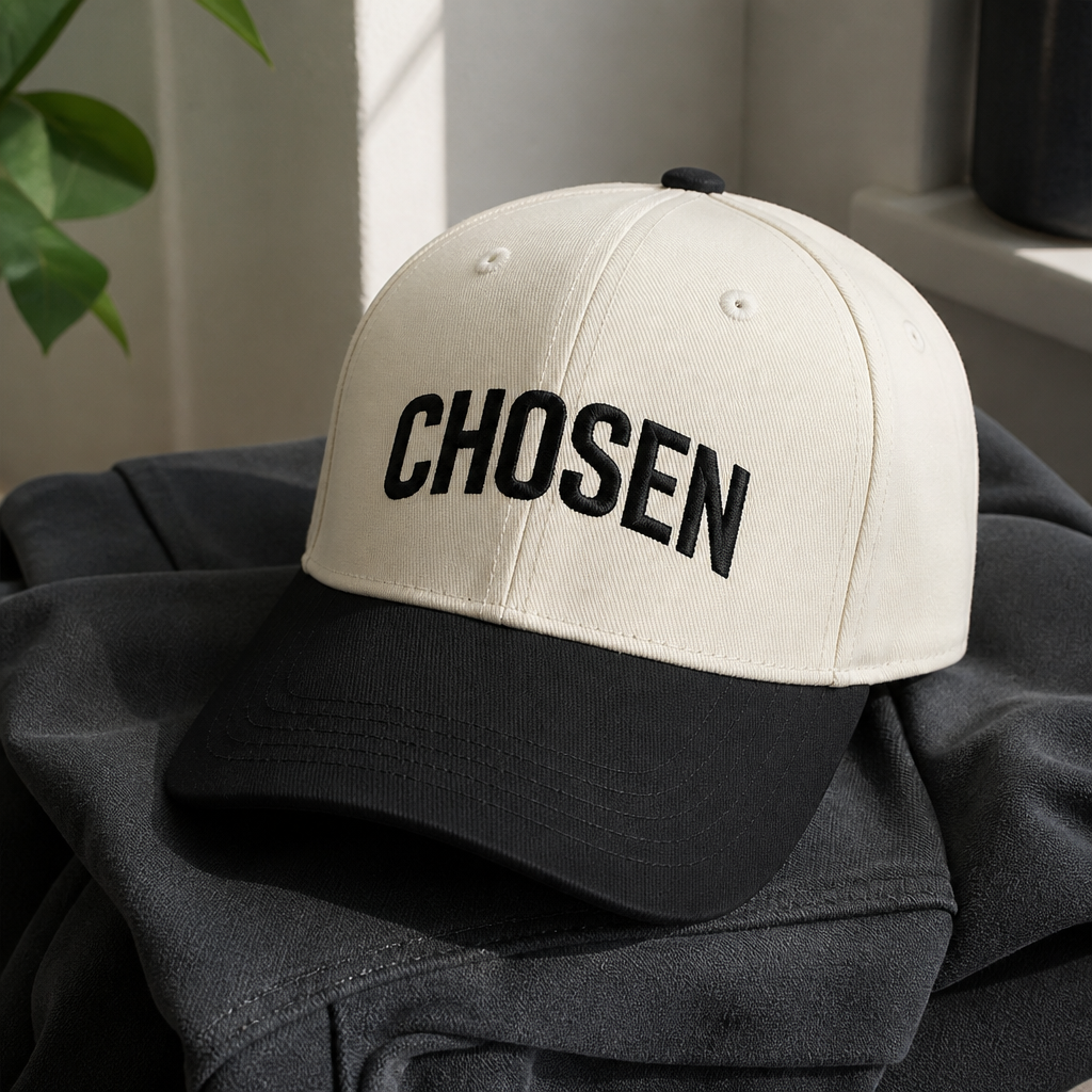 Chosen Two-Tone Trucker Hat - angled product photo