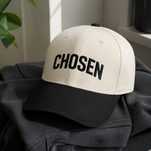 Chosen Two-Tone Trucker Hat - angled product photo