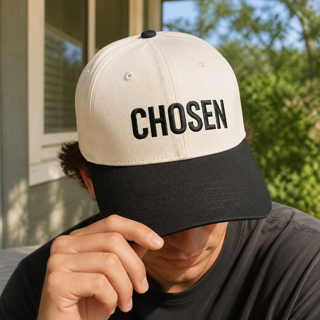 Chosen Two-Tone Trucker Hat - worn lifestyle