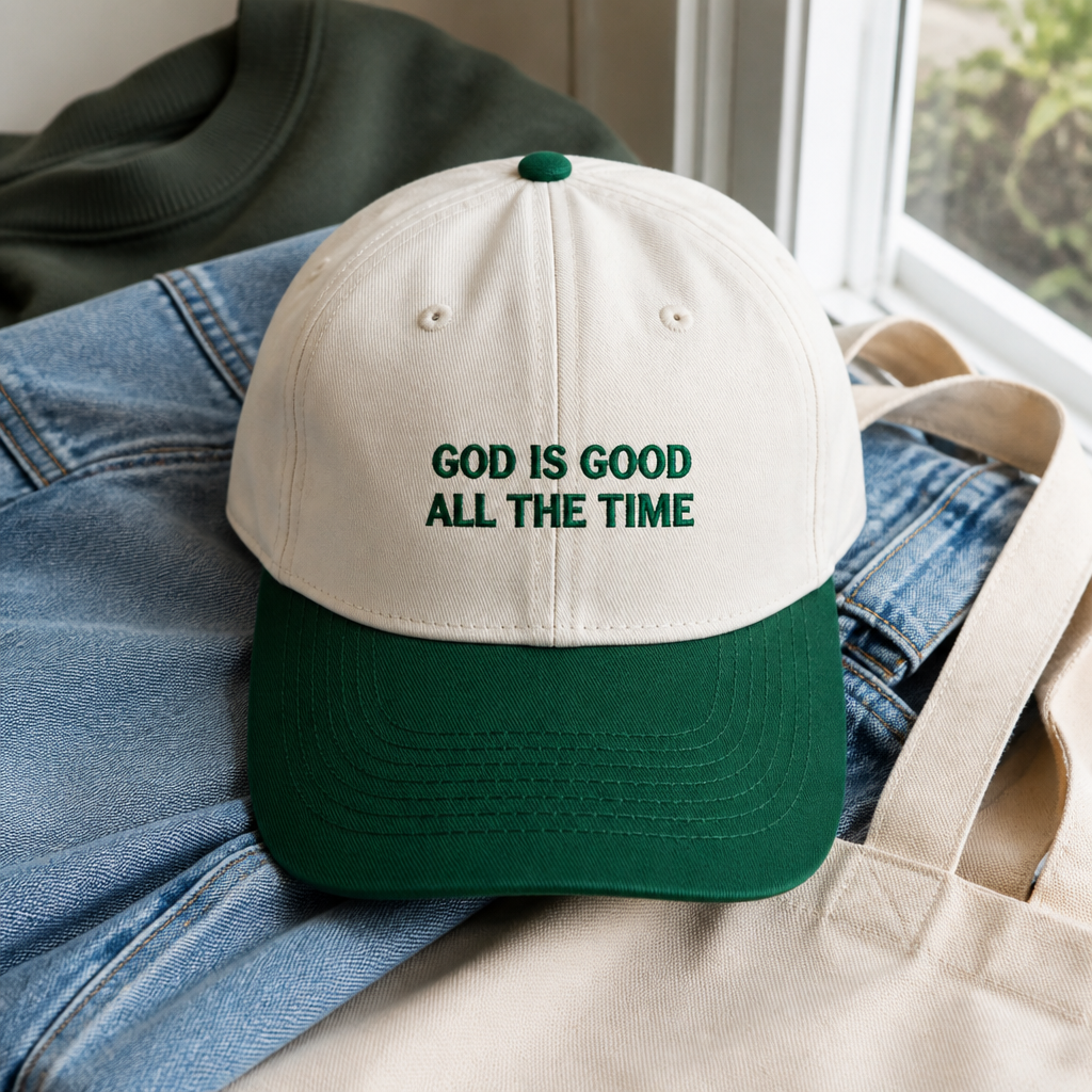 God Is Good All The Time Hat - organic hero