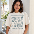 Deep Waters Tee front ocean life print lifestyle hero photo
