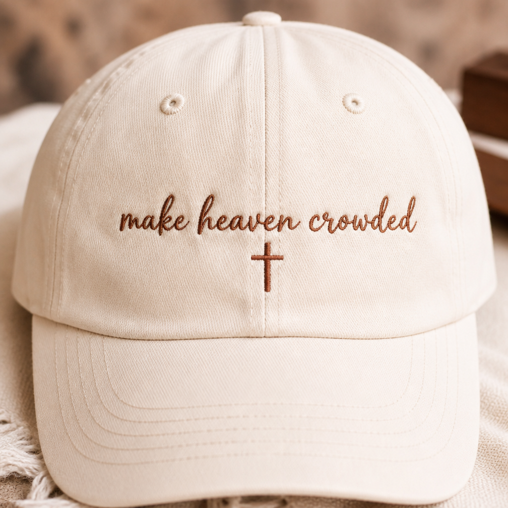 Make Heaven Crowded Hat - embroidery close-up