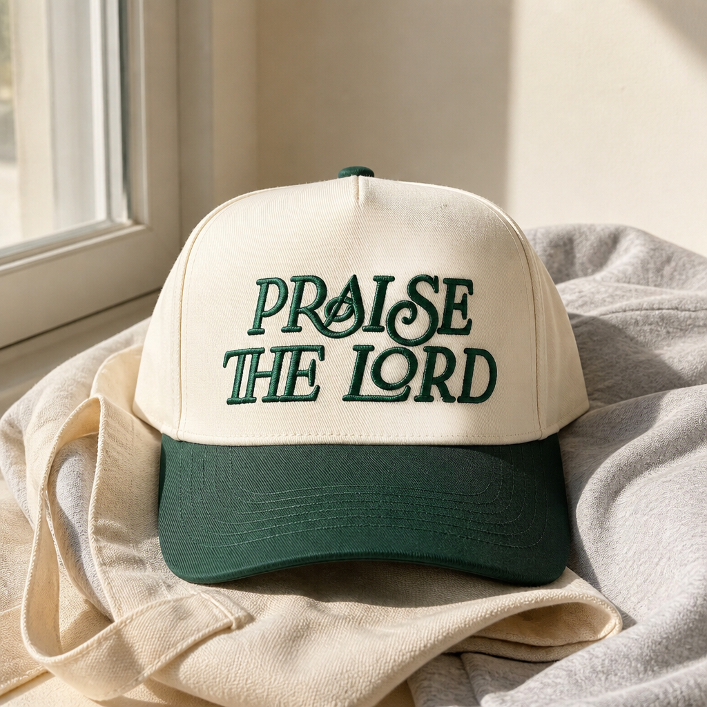 Praise The Lord Trucker Hat - organic hero
