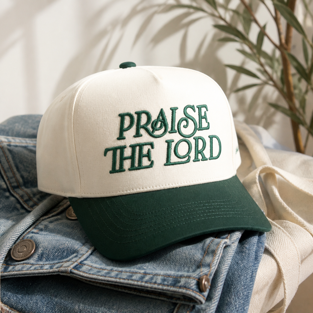 Praise The Lord Trucker Hat - angled product