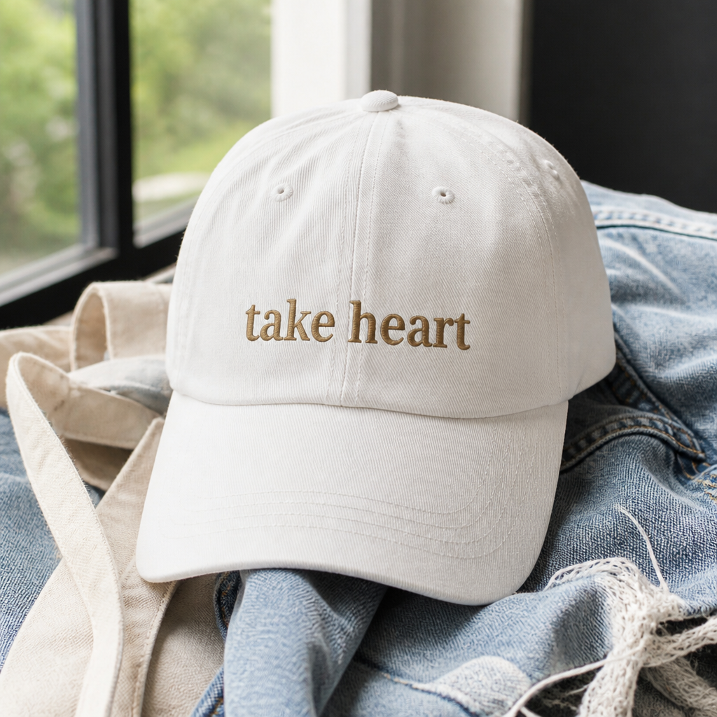 Take Heart Hat - organic hero